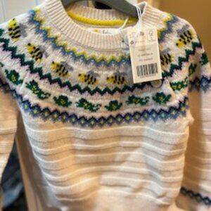 Baby Boden Fair Isle Sweater NWT Size 12-18 Months